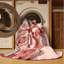 Tapis beige moderne et contemporain lavable à la machine Ritner Valentines-906261064