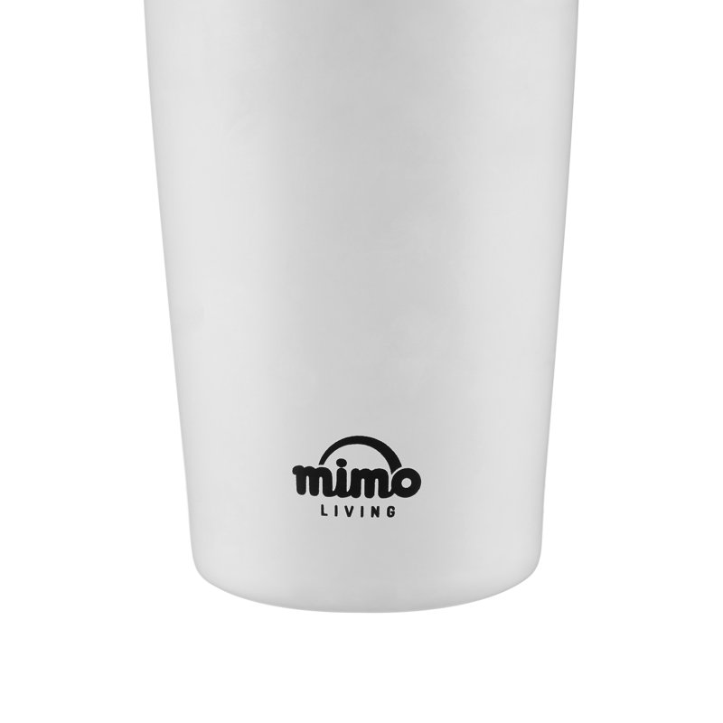 Symple Stuff Stainless Steel Travel Mug, White