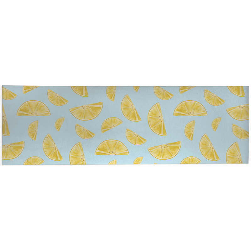 Summer Lemon Outdoor Rug, Runner 2'6" x 8'