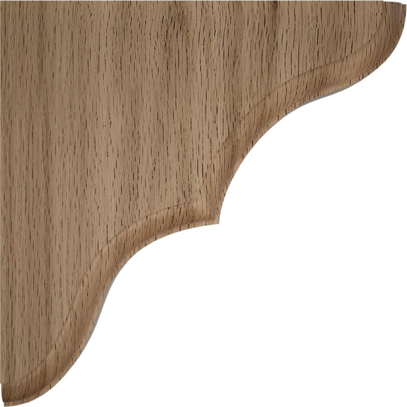 Support en bois Stratford, Chêne rouge, H 5,5 po x l 1,75 po x P 5,5 po