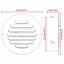 VidaXL Stainless Steel Vent Cover-126173600