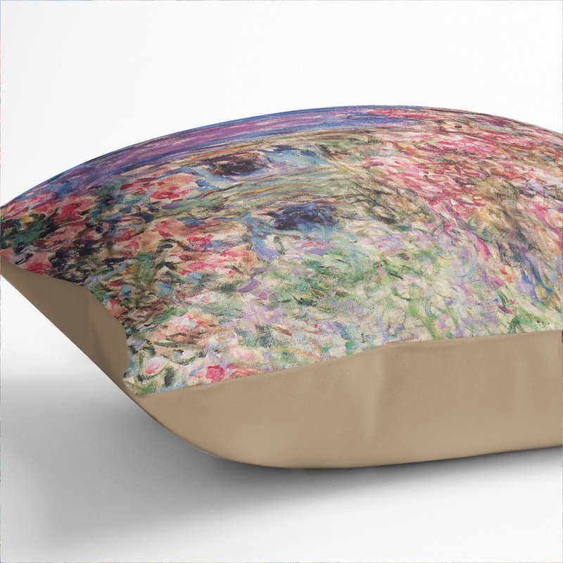 Rose House Scatter Cushion, 40cm H x 40cm W x 15cm D, Stone