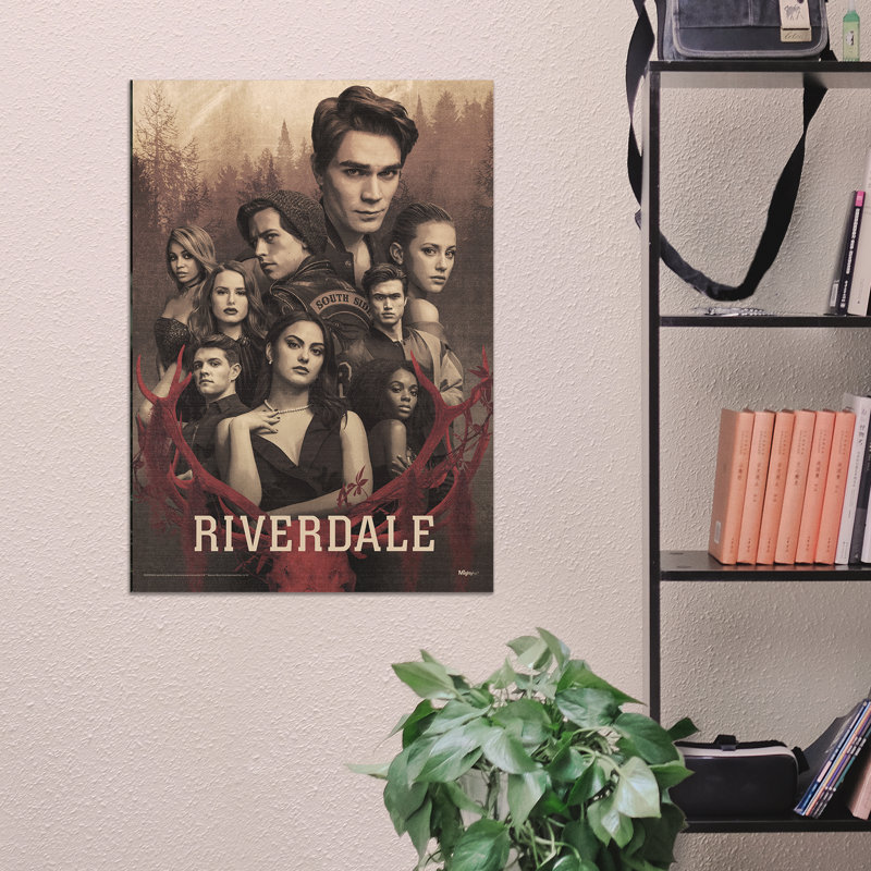 Décoration murale riverdale secrets dans le bois unique nostalgique