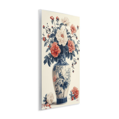Art mural rétro sur vase oriental par Roozbeh Bahramali