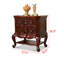 Table de chevet européenne en bois massif. Commode d'appoint