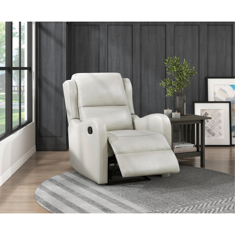 Fauteuil inclinable 1 pièce Taupe, Taupe, Manuel - Bouton-poussoir