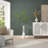 24''H Ceramic Minimalistic Tall Floor Cone Decorative Vase, Decorative Floor Vase for Home Decor