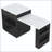 82.6" Fluted Kitchen Island with Extendable Dining Table (Seats 4-6) – Black-895931463