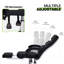 Fauteuil de direction Baumgarner, siège inclinable ergonomique en cuir avec repose-pieds