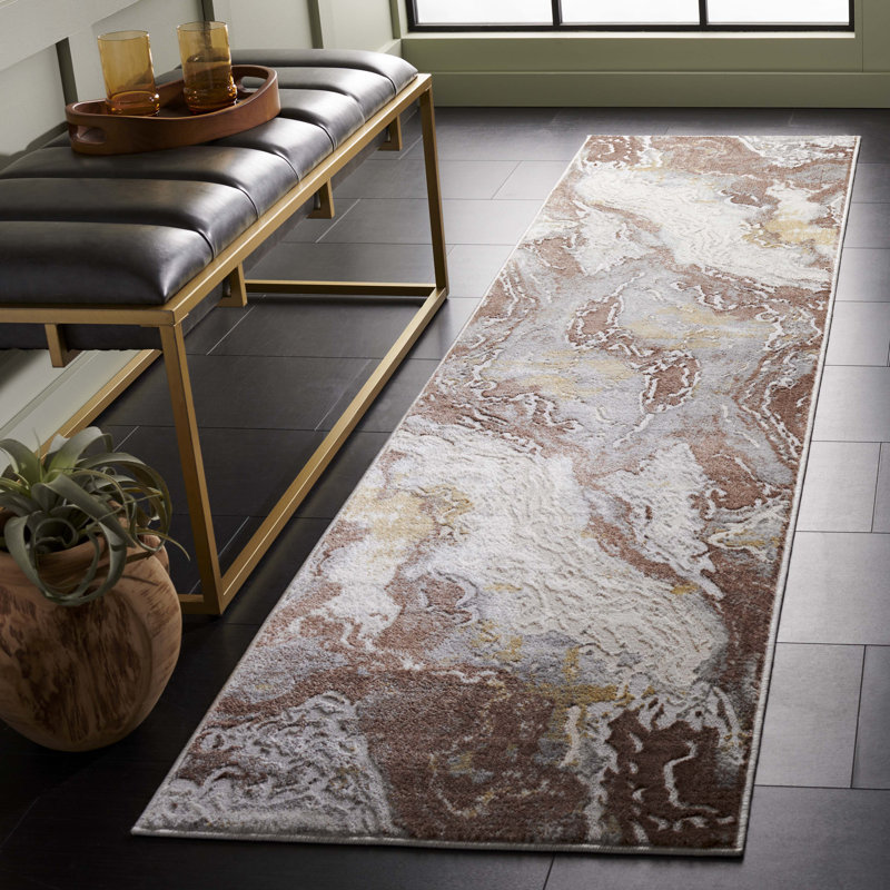 Tapis beige / brun Palma 348, Rectangle 2 pi 2 po x 3 pi 9 po