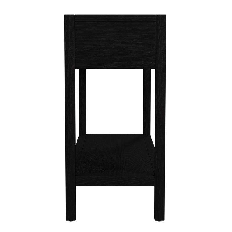 Lark 44" Wood Console Table, Black