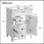 Meuble-lavabo à tablette réglable 24 po avec lavabo en céramique-1146250145