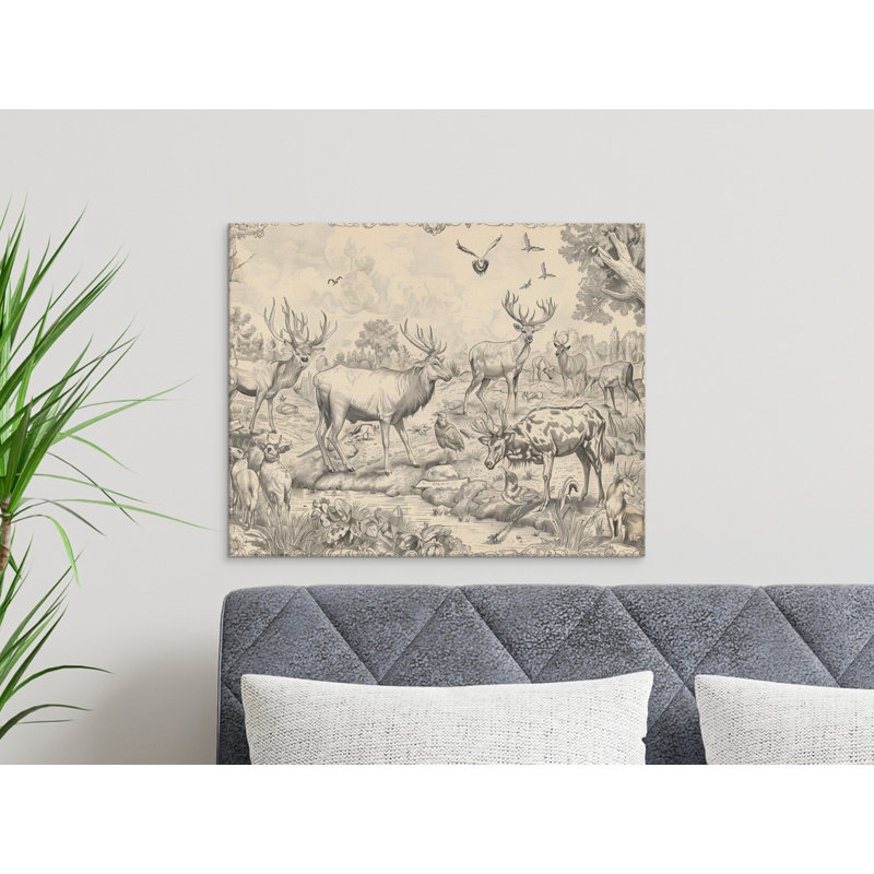 Simmonds Wrapped Canvas Print Set, 40x30
