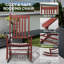 Chaise berçante en bois Smooth Comfort
