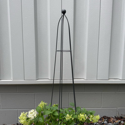 Queen Obelisk Classic – Stylish Powder-Coated Steel Plant Support