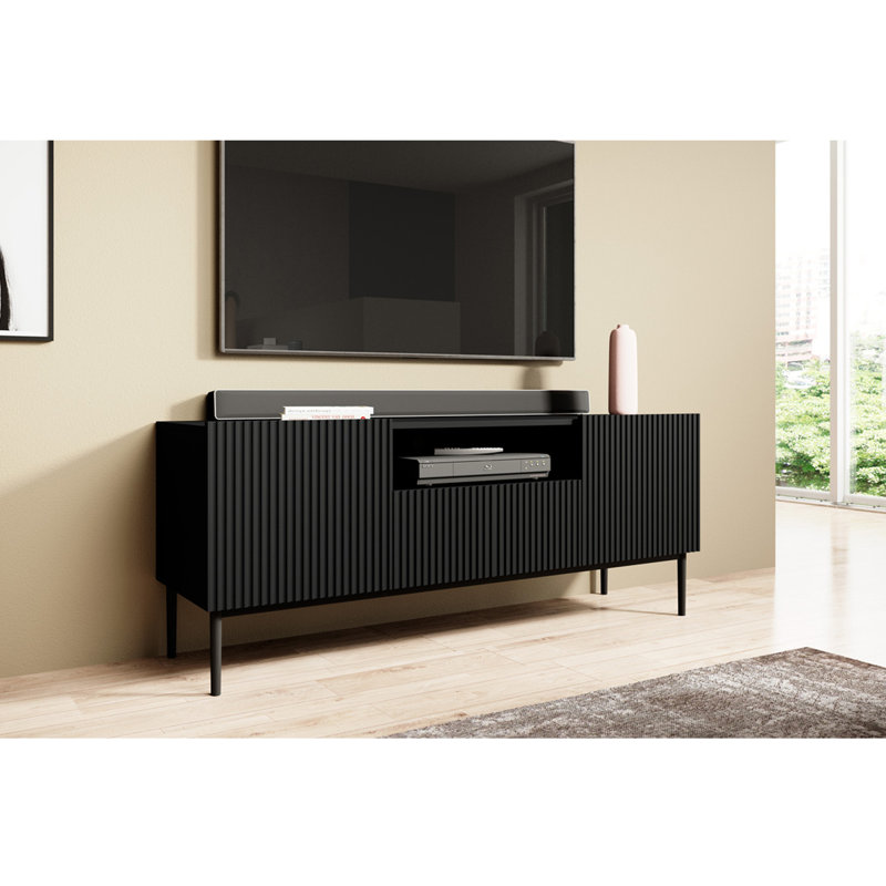 Amelija TV Stand for TVs up to 55", Black