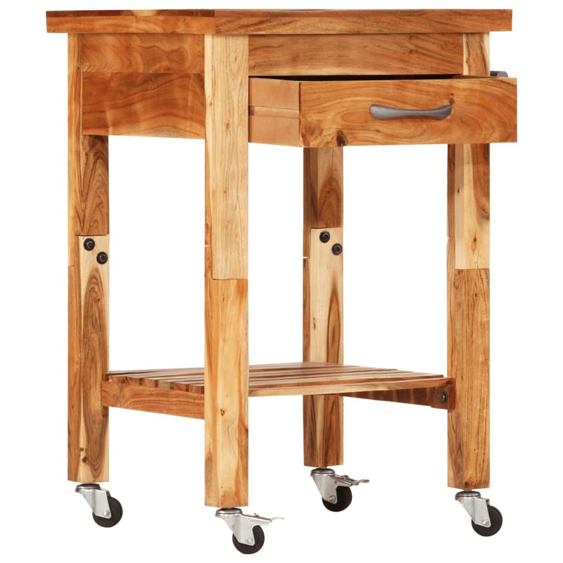 Mariestad Solid Wood Bar Cart