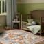 Tapis lavable Medallion - jaune / bleu-1543421305