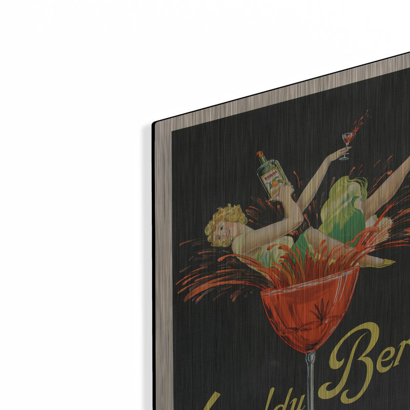 Winston Porter «Berni» par Vintage Posters, art mural en métal, H 16 po x l 12 po