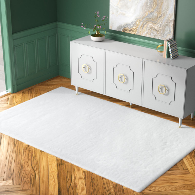 Mckenzie Ivory Area Rug, Rectangle 5' x 8'