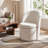 Swivel Barrel Chair Boucle Upholstered Accent Chair With High Back-451776879