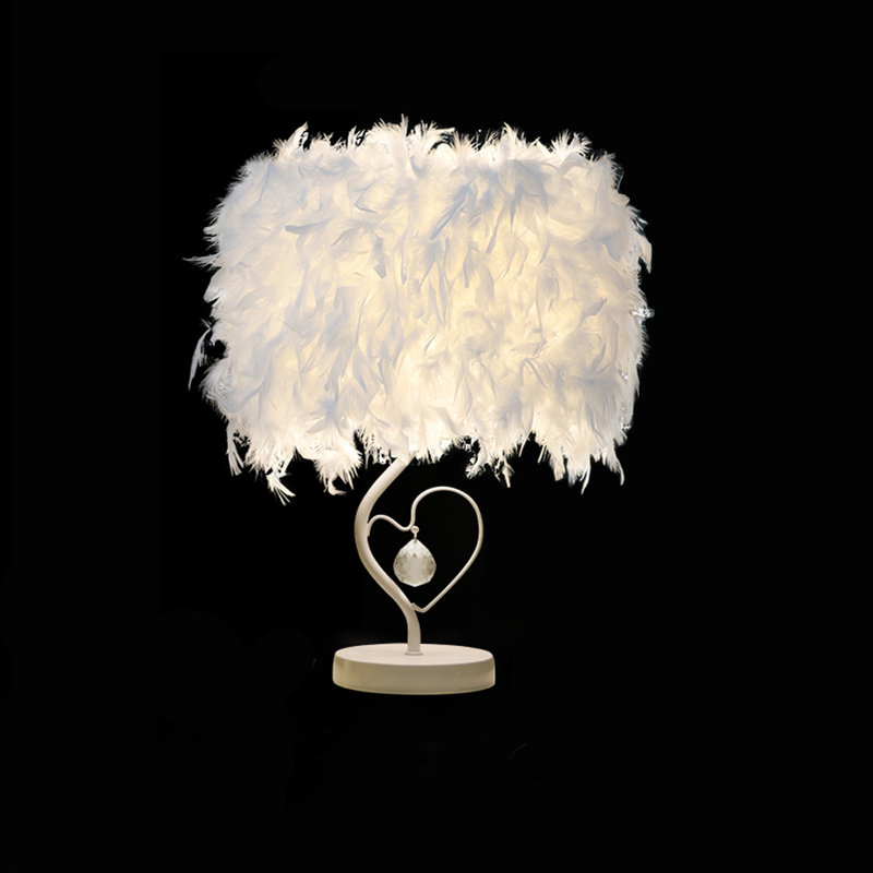 Small Heart Bedside LED Table Lamp