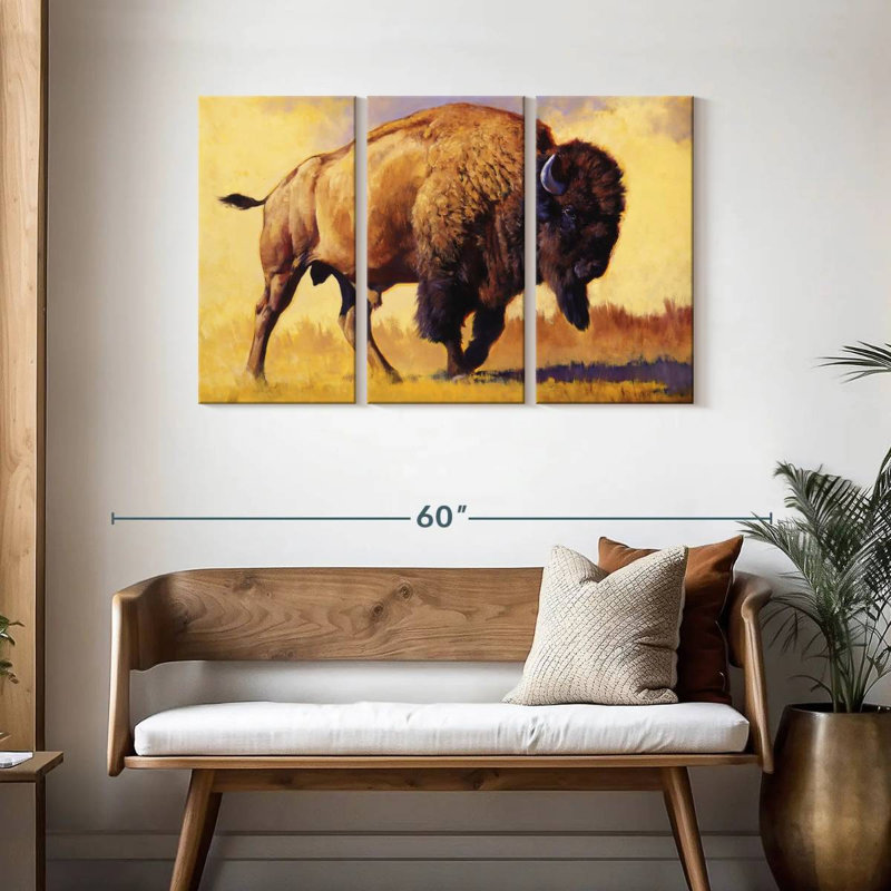 Brampt Tatanka, 28" H x 45" W