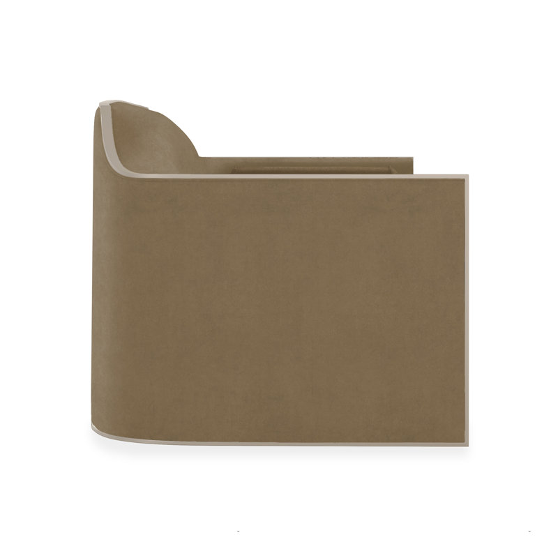The Cat's Meow Chair, Brown Velvet