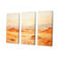 Paysage désertique de dunes de sable en Afrique IV - Désert, art mural-815149126-815149125