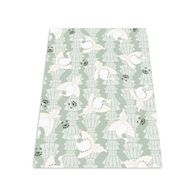 Natya Hard Floor Rectangular Chair Mat, 90 x 120cm