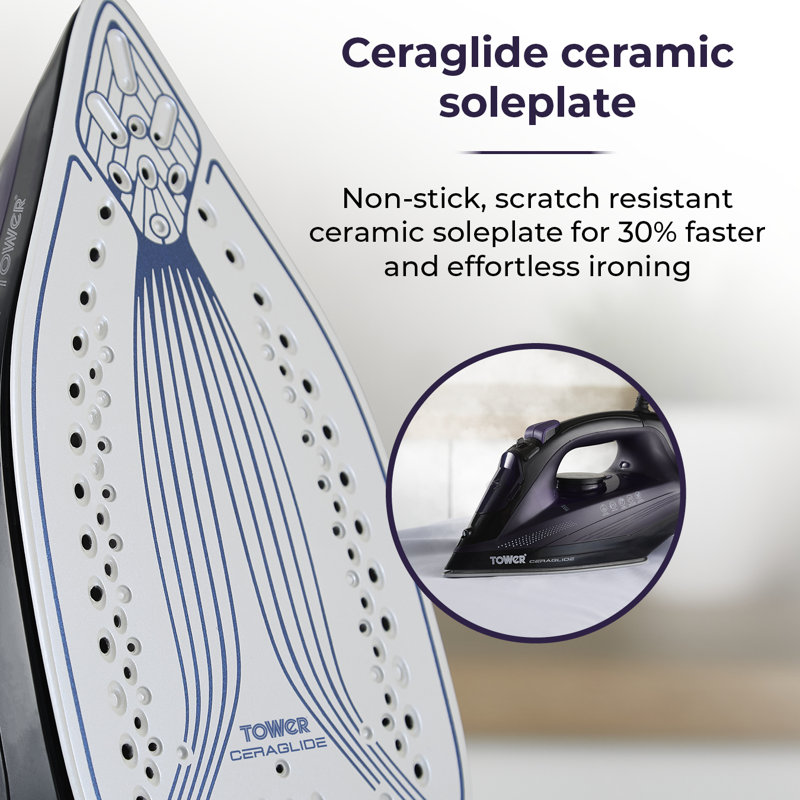 Tower Ceraglide 2600W Ultraspeed Steam Iron