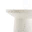 Table d'appoint d'extérieur H 24 po MGO Terrazzo, blanc