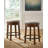 Marlar Swivel Upholstered Counter Stool with Solid Wood Frame-70462173