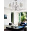 12 - Light Shaded Chandelier