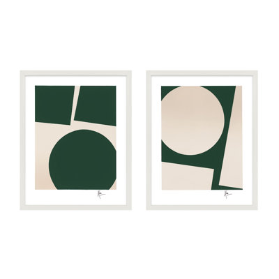 You and Me "In Green" 2-Piece Painting Set