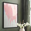 «Blush Abstract II», reproduction encadrée - bois massif-449126007-449125998