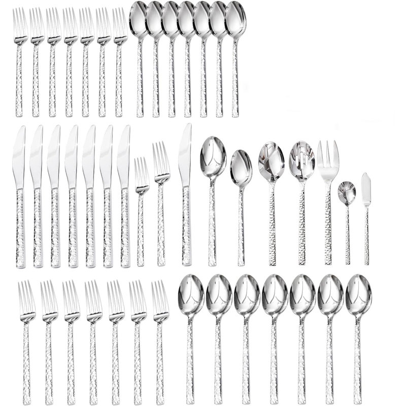 Stainless Steel Flatware Set For 8