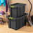 Sterilite Latching Tuff1 Stackable Storage Tote Bin w/ Latch Lid-104713201-104713200