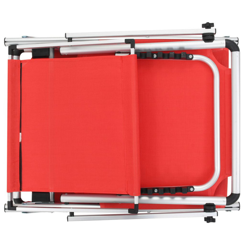 Dolores Reclining Deck Chair, Red