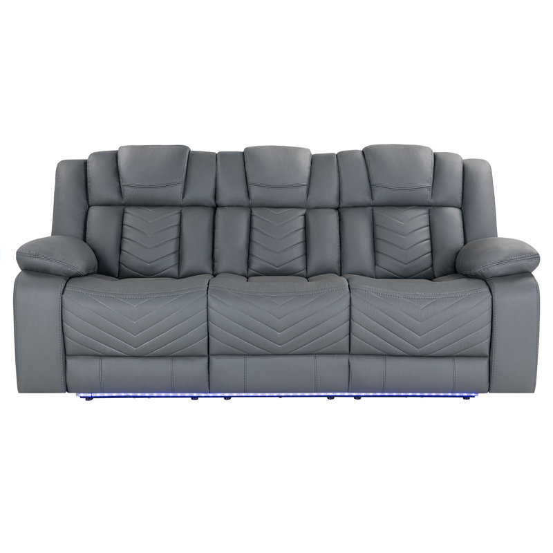 Yepez Gray 2pc Sofa-loveseat Set
