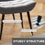 Krystal Accent Chair with Footstool-1463445422