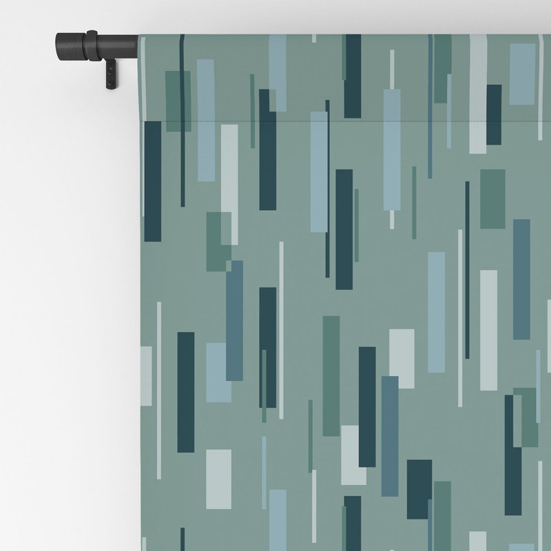 Mareike Boehmer Scandinavian Elegance Matrix 1 1pc Blackout Window Curtain Panel