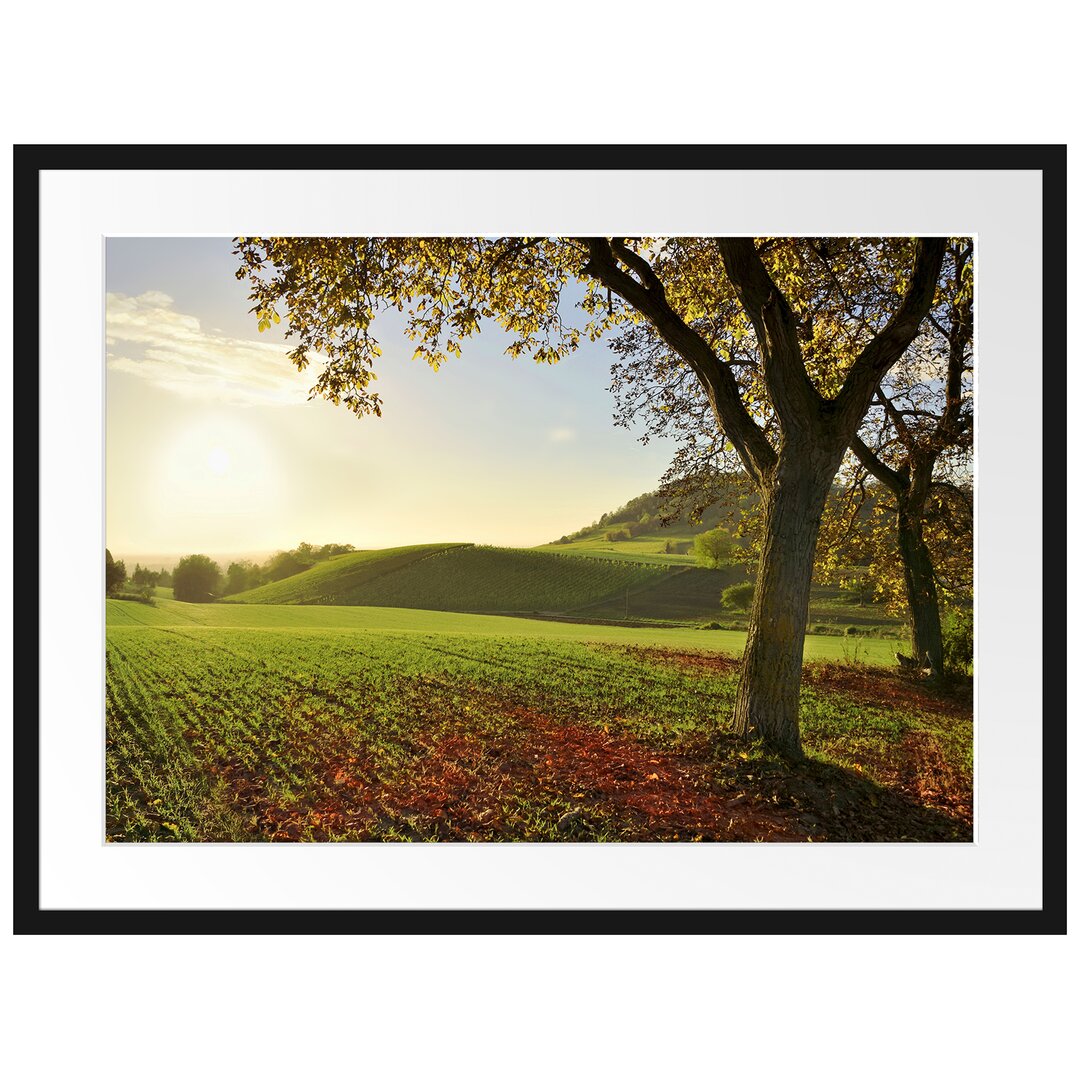 Landschaft im Herbst Gerahmtes Poster