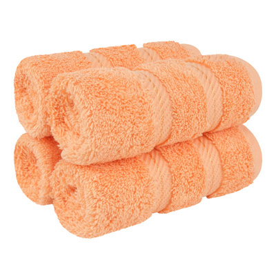 Darcelle 100% Cotton 4-Piece Turkish Washcloth Set