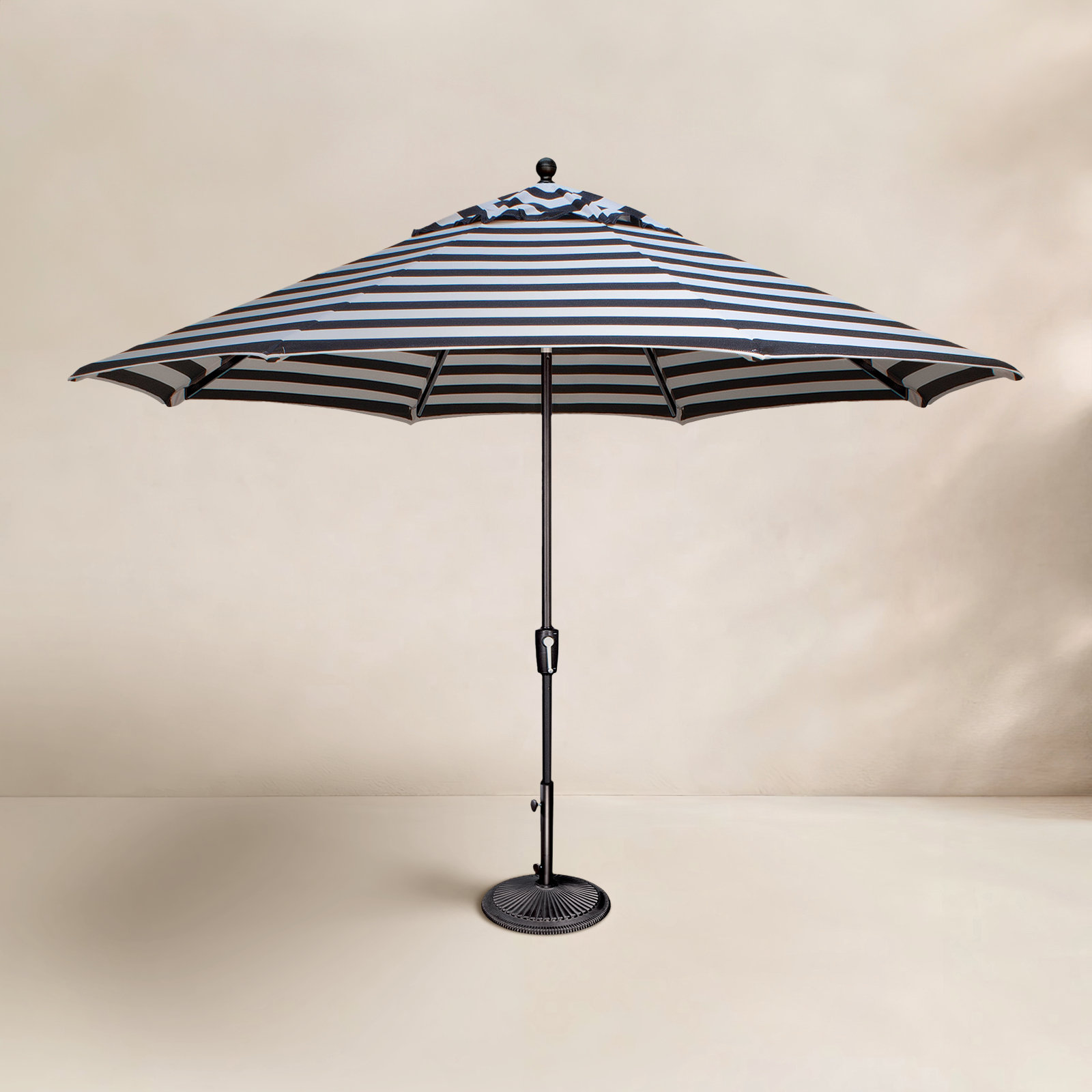 132'' Outdoor Umbrella, Black