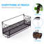 Nelsonia Wine Bottle & Glass Rack Bronze