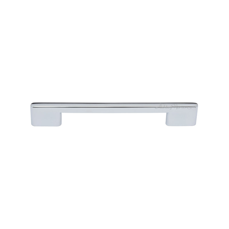 Linear 10" Center to Center Bar Pull, Polished Chrome, 6"