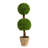Faux Boxwood Topiary in Plastic Planter-898983453-898983452