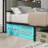 Tilisha Upholstered Metal Slat Storage Bed