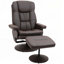 Fauteuil inclinable ergonomique pivotant de 31,5 po de largeur avec repose-pieds-1033214702-1033214697